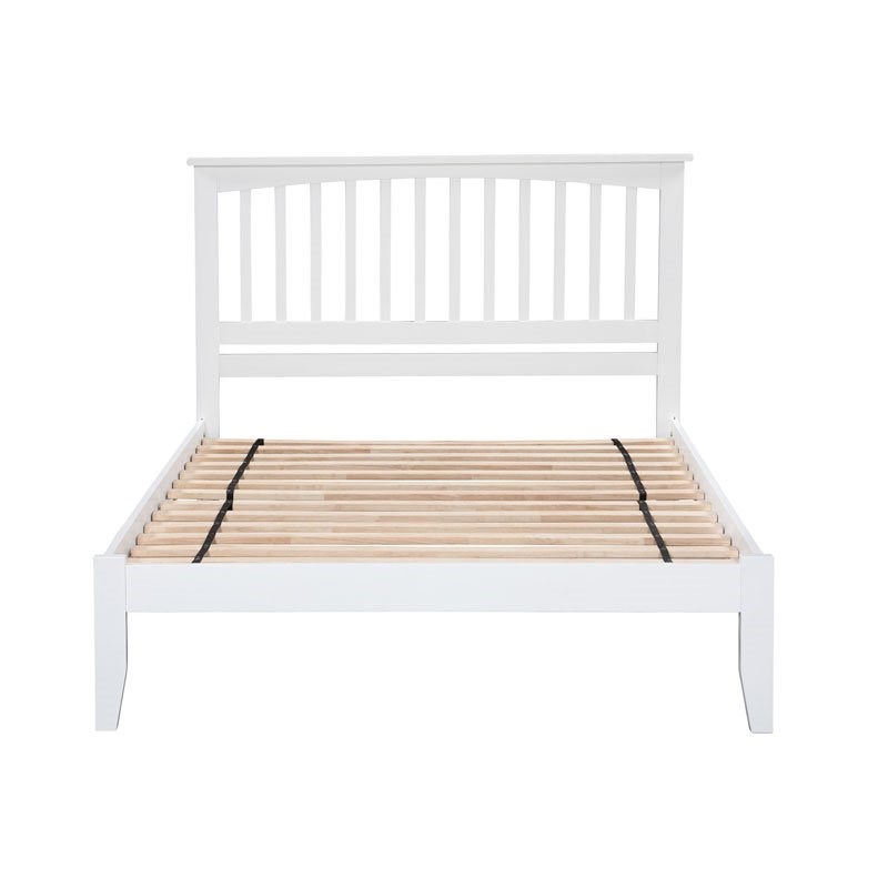 Atlantic Furniture Mission Full Spindle Platform Bed in White