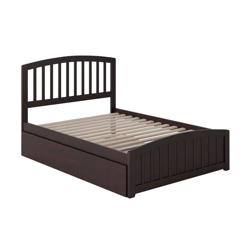 Atlantic Furniture Richmond Full Platform Bed with Trundle in Espresso