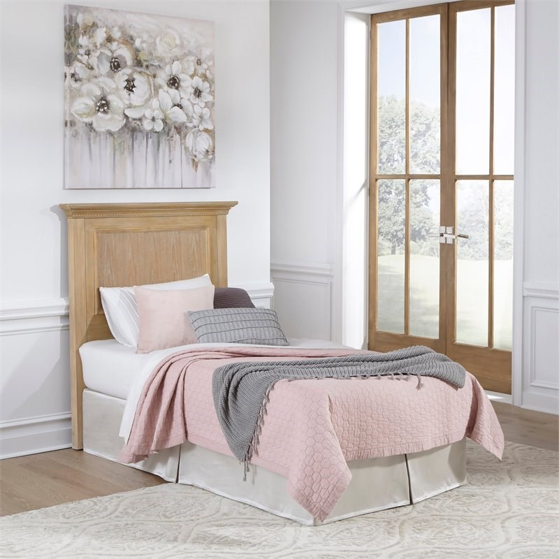 manor house brown wood twin headboard 5504401