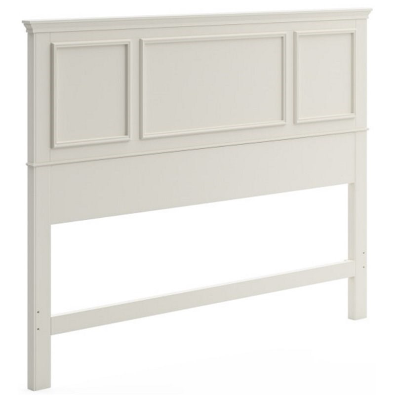 Homestyles Naples Wood Queen Headboard In Off White | Homesquare