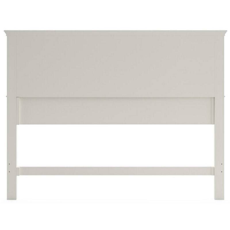 Homestyles Naples Wood Queen Headboard in Off White | Homesquare
