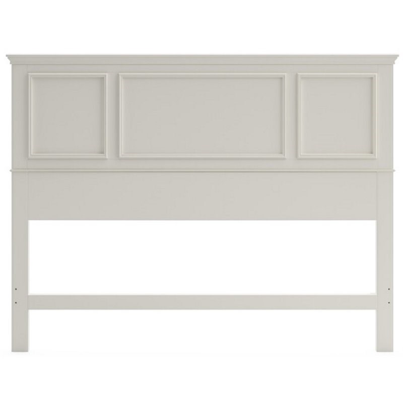Homestyles Naples Wood Queen Headboard in Off White Homesquare