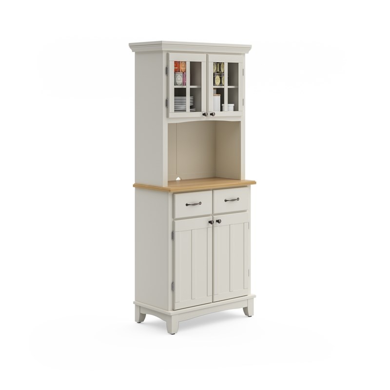Homestyles Buffet of Buffets Off-White Buffet with Hutch