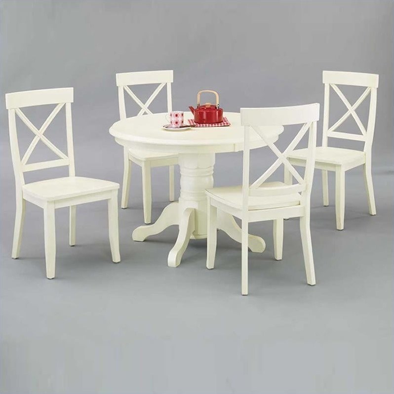 Warwick Traditional Dining Table in Antique White